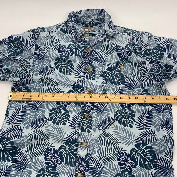 DULUTH Trading Co Mens Button Down Hawaiian Shirt Size S Short Sleeve Cotton - Picture 4 of 5